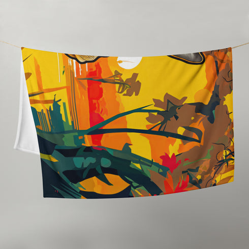 Giraffe Mama Africa Blanket